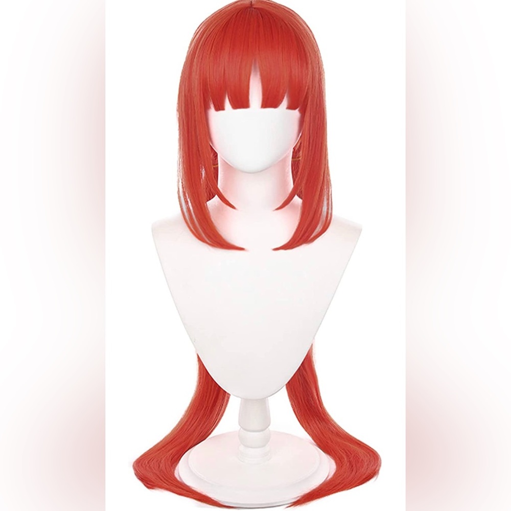 Anime Double Ponytails with Bangs Genshin Impact Nilou Cosplay Costume Wig NEW